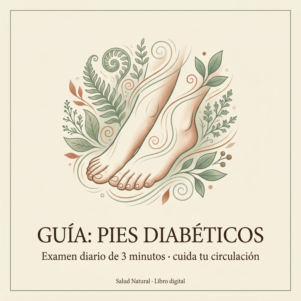 Guía Rápida: Pies Diabéticos — Examen Diario de 3 Minutos y Plantas para Cuidar la Circulación
